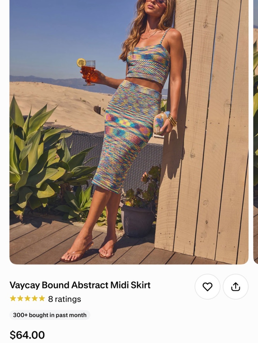 Vici Vaycay Skirt - Picture 3 of 3